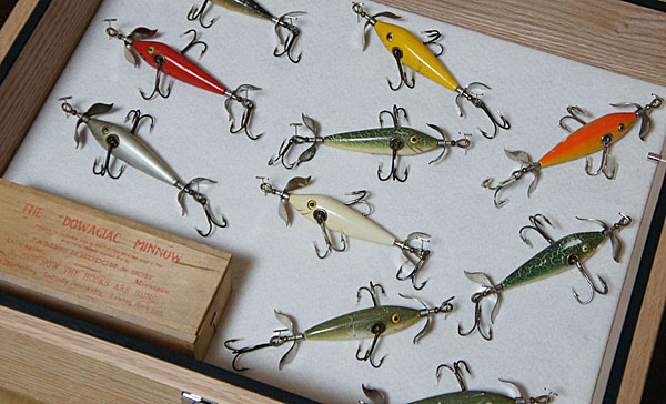 通販企業 オールドヘドン ドワジャック Heddon Dowagiac wood - フィッシング